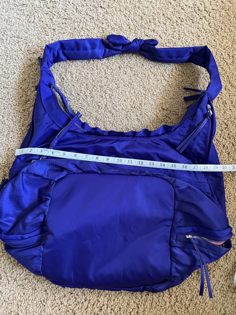 lululemon athletica Electric Blue Shoulder Hobo Bag - Picture 8 of 11